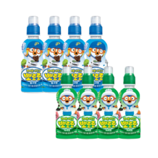 팔도 뽀로로 밀크맛4개 사과4개, 1개, 235ml