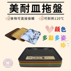 美耐皿拖盤 耐高溫 多彩 木紋 台灣製造, 詳見包裝, 胡桃木,4011