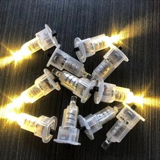 발광칩(B)기둥형 노랑빛 led전구