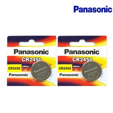 파나소닉 코인건전지 CR2450, 2개입, 1개