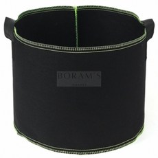 보람스마켓 베란다 텃밭 대형 부직포화분 2p세트 40x30cm 블랙그린 묘목화분 옥상텃밭화분 옥상화분