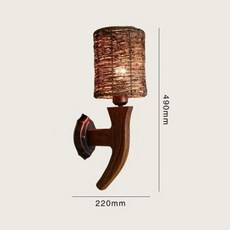 대나무램프 선술집 카페 이자카야 외부 벽등 벽부등, 30형LED