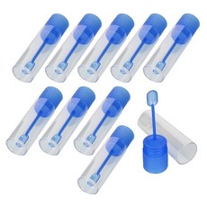 분말시약 스푼뚜껑 투명용기 20ml 10P 분리실험 과학실 플라스틱투명병, 2세트