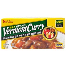 농심 하우스 바몬드카레 약간매운맛, 115g, 1개