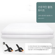 크로마키 스크린 배경천 특대 촬영, 1개, 두꺼운 화이트 3.2x2m