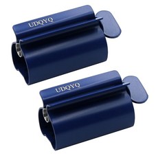 치약 압착기 - 금속 튜브 압착기 스테인리스 스틸 튜브 링거 UDQYQ 치약 시트 홀더 스탠드 (그레이), 블루