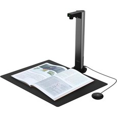 VISAN DL16 문서 카메라 책 스캐너 16MP A3 스캔 지원 비대칭 LED OCR 자동 평면화 기울기 보정 300 DPI 텍스트 음성 변환 데스크톱 노트북용 Window, VISAN DL16 문서 카메라 책 스캐너 16MP A