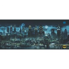 트렌드 세터스 – DC 코믹스 배트맨과 조커 내구성 있는 18인치 x 8인치 FilmPix 사진 삽입물 종이로 만들어지지 않음 공식 라이선스 콜렉터블 우리 라이트 디스플레이용, 고담 시 스카이라인