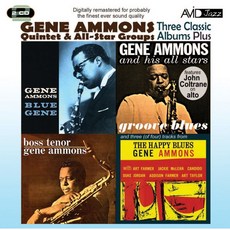 AMMONS GENE Artist 오디오 CD 앨범 Three Classic Albums Plus 미국 발송, AMMONS GENE Artist 오디오 CD 앨범 T