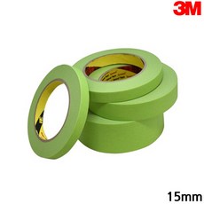 3M 종이 내열 마스킹테이프 233 차량용 15mm x 40M, 1개