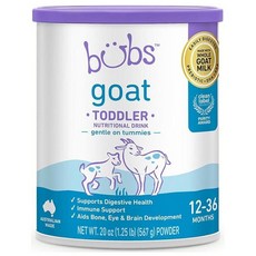 Bubs 법스 토들러 산양유 분유 12-36개월 567g, 1개
