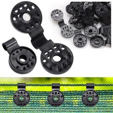 YUANJ 200/100/50PCS 그늘 천 클립 패브릭 클램프 그물 메쉬 커버 용 그로밋 정원 뒷마당 Greenhou의 Sunb, 01 100 PCS