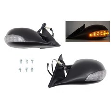 大禾自動車 M3型 LED 後視鏡 適用 BMW E36 2門 內建LED轉向燈 提升行車安全, 1個, 左邊