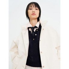 브랜드정품 에잇세컨즈 8SECONDS 칼라넥 자켓형 하프 아우터 아이보리 263342