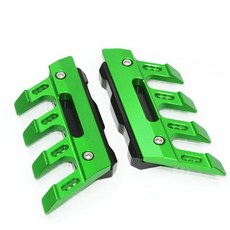 프론트 포크 프로텍터 펜더 슬라이더 머드 가드 오토바이, 1개, 19. green-NO LOGO