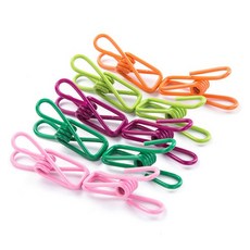 데스크 정리 철사 집게세트 10개