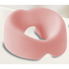 GHSHOP 마사지샵 경락 통기성 얼굴 도넛 쿠션 안면보호 엎드려 자는 베개 쿠션 엎드려베개 안면쿠션, 분홍색, 1개