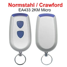 Normstahl Crawford RCU 433 2K 표준 강철 차고 문 리모컨 433.92MHz EA433 2KM 2KS 4K RCU433 T433-4 롤링 코드, [01] style 1
