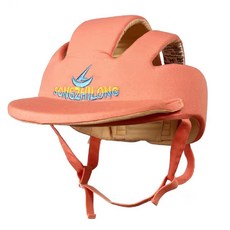 KIDS PARK 歐美升級款嬰兒學步防撞帽, 1個, E橘色-帶有帽檐