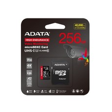ADATA] High Endurance microSDXC (블랙박스&CCTV전용) UHS-1 U3 V30S, 1개, 256GB 1개, 256GB