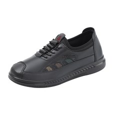 [100%정품 해외직배송] TAIHEYUAN 봄 스타일 For 중간 Aged 및 고령자 어머니들 여성 무안감 신발 플랫 힐 여성