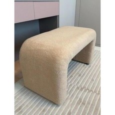 양모 베드벤치 의자 침실 스툴 벤치 현관의자 거실 침대 신발장 매장, H. 80x40x45 카키