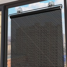 무타공 창문 햇빛가리개 PVC 블라인드 붙이는창문커튼