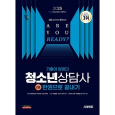 2025 시대에듀 기출이 답이다 청소년상담사 2급 한권으로 끝내기 [시대에듀], 상세 설명 참조
