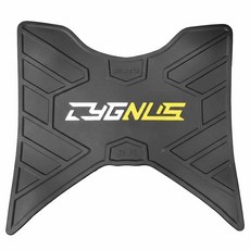 鐵川 橡膠腳踏墊 適用於 勁戰七代 機車 止滑、耐磨、防潑水, 黑色