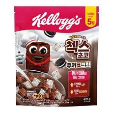 첵스초코 쿠키앤크림 시리얼, 420g, 3개