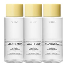 와이즐리 말끔하고 순한 립앤아이 대용량 리무버, 3개, 300ml