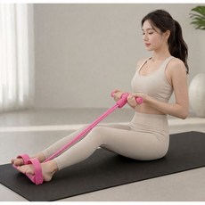 전신 스트레칭 튜빙밴드 홈트 운동기구 다이어트, 전신튜빙밴드 핑크