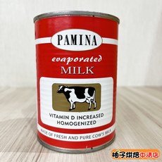 白美娜 濃縮牛乳 維生素D添加 410g, 1個