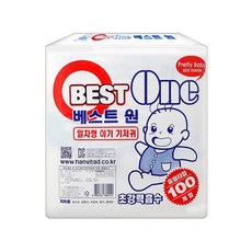 베스트원 신생아용 일자 기저귀 100개입 젤리응고제, 신생아용(NB), 100매