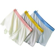 루루미루 남아 얇고 부드러운 사각 드로즈 팬티 3매 세트