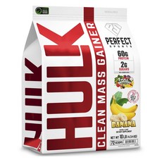 Perfect Sports Hulk Clean 增肌粉 香蕉風味, 1個, 4.54kg