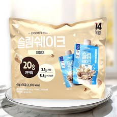 랩노쉬 슬림쉐이크 인절미, 45g, 14개