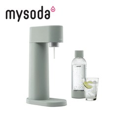 【mysoda】WOODY氣泡水機-雲杉綠 WD002-GG，簡約設計，一鍵製作，享受健康氣泡飲