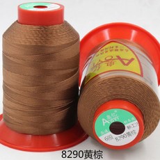 재봉 210D/6 기계 실 수리용 수제 가죽 소파 UV 방지 튼튼한 캔버스 청바지 폴리에스터 텐트 신발, brown 8290, brown 8290