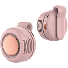 미니 무날 선풍기의 SULVGO 클립 - 허리 가방 목핑크용 USB-C 휴대용 3단 개인용 선풍기, Pink