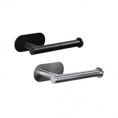 화장실휴지걸이 업소용 무타공 화장지걸이 봉 교체_2026HjYJDYjrd, 실버, 1개