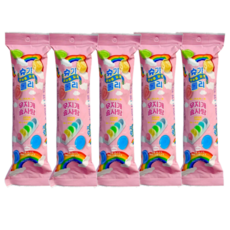 마카롱 닮은 슈가롤리 무지개 솜사탕, 12g, 5개