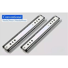 고강도 박스 슬라이더 10 1 60 250 인치 하중 장착 트랙 파운드 쌍 산업용 볼 측면 용량 베어링, 8inch 20cm, Con al, 1개