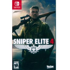 NS SWITCH 狙擊之神 4 中文版 Sniper Elite 4 狙擊菁英4 含DLC多人遊戲地圖包【一起玩】, 中文美版(英文封面中文字幕), HAC-P-AXBYA