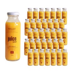 JUICE PRESSED 100% 제주 감귤 착즙 주스, 240ml, 35개