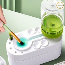 GOLDMEME 붓닦기 자동물감붓세척물통, 화이트color