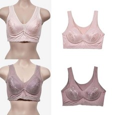 (창민)레이온 노와이어 플라워 스포츠 브라