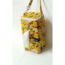 拼布DIY 抽取式衛生紙袋紙型 講義, 1個