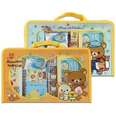 리락쿠마 왕대박문구세트(직사각)/학용품세트, 임의배송