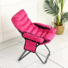 바닥 의자 좌식 소파 접이식 등받이 거실 휴식 체어 가정용 발코니 침실 레저 낮잠 안락 컴퓨터 야외 1인용 게으른, 14)light red S